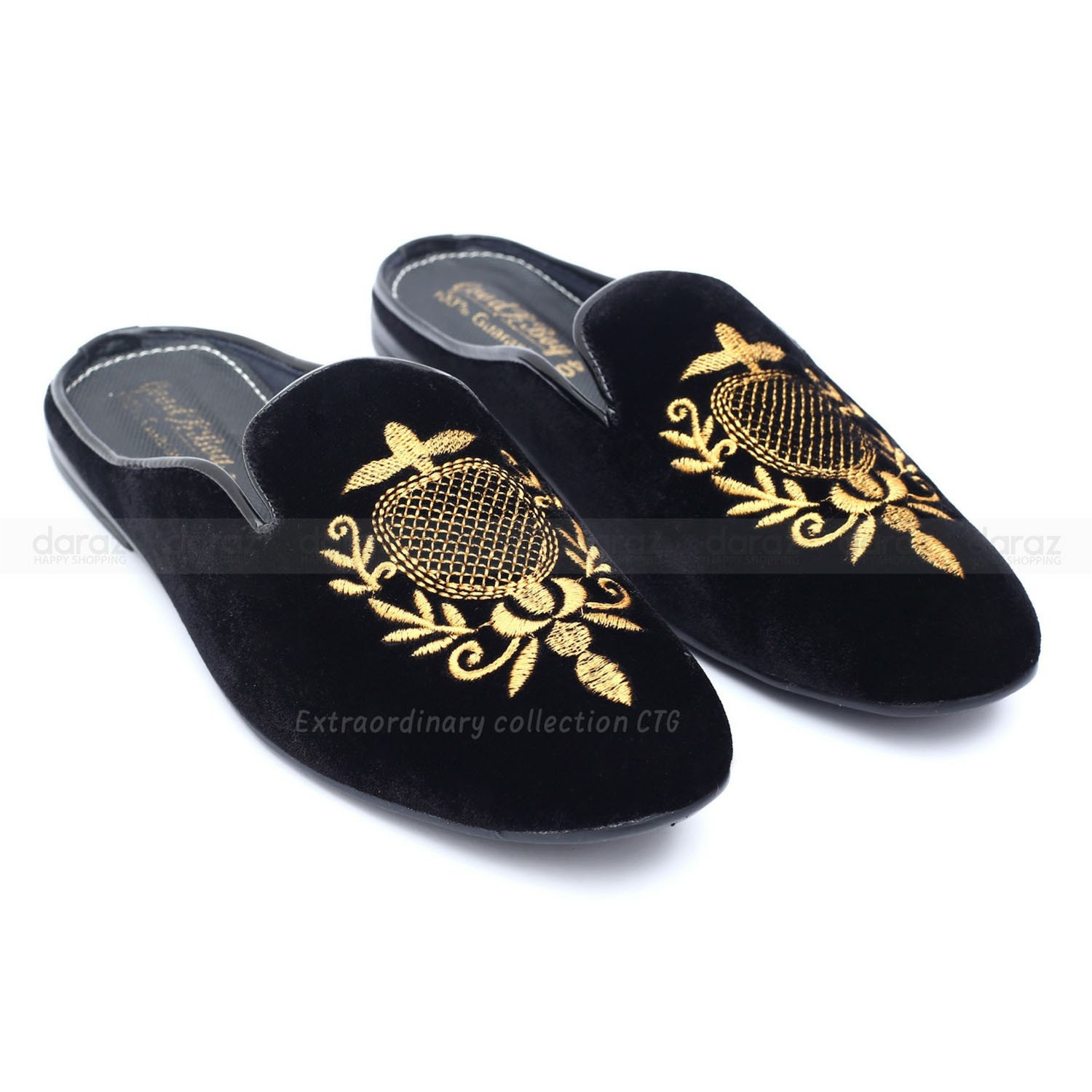 velvet Loafer Half Shoes For Men